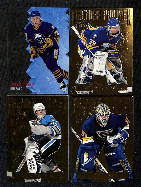 Lot of (150+) Hockey Cards Mostly Stars, Inserts, Rookies w. 1990-91 Score Martin Brodeur Rookie, 1994-95 Ultra Martin Brodeur All Rookie, 1989-90 Topps Joe Sakic Rookie, +