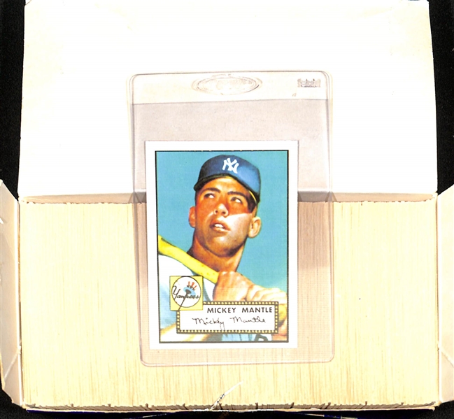1983 Topps 1952 Reprint Complete Set with Original Box (Includes the Mickey Mantle Topps Rookie Reprint!)