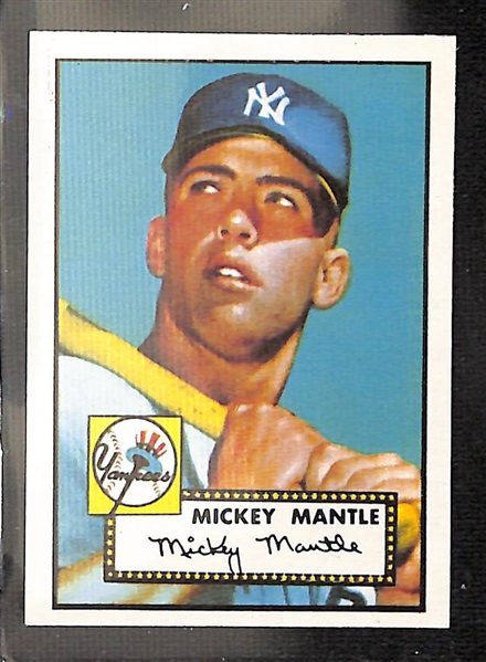 1983 Topps 1952 Reprint Complete Set with Original Box (Includes the Mickey Mantle Topps Rookie Reprint!)