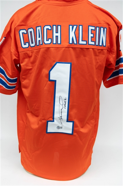 Henry Winkler Coach Klein Signed Jersey - Coach From The Movie The Waterboy By Adam Sandler(Beckett BAS Authentic)