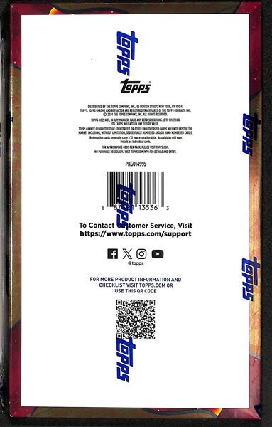 2024 Topps Chrome Cosmic Football Sealed Hobby Box (Look For Jayden Daniels Autographs)