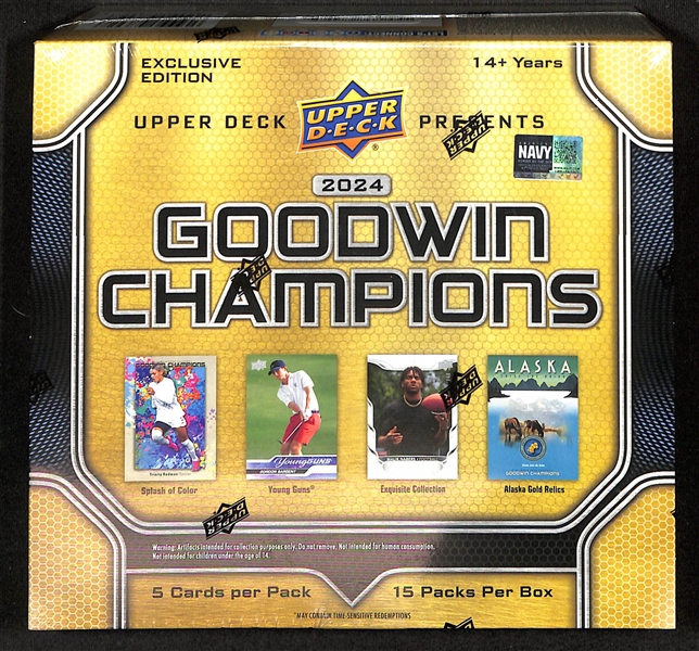 2024 Upper Deck Goodwin Champions Sealed Hobby Box 