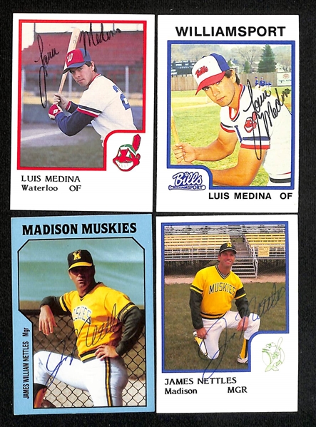 Lot of (640+) Signed Mostly Minor League Baseball Cards w. Todd Zeile, Prince Fielder, Moises Alou, Dwight Smith, + (JSA Auction Letter)