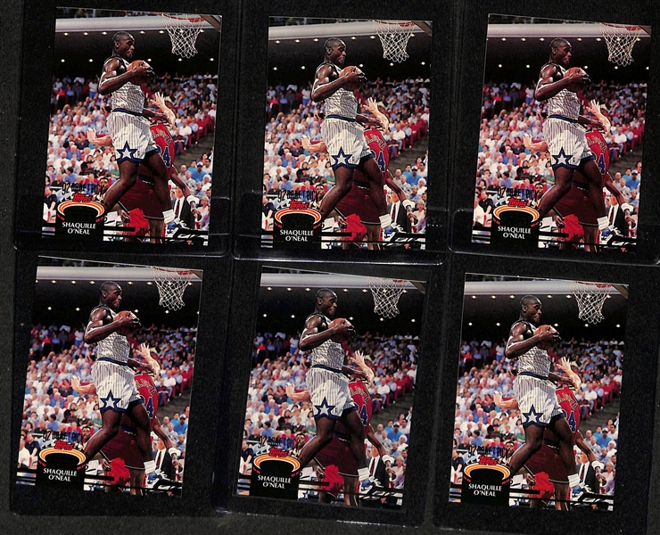 Lot of (51) Shaquille O'Neal Rookie Cards (Inc. Insert Rookies) w. (3) Stadium Club Members Choice, (7) Upper Deck Trade Card, (6) Stadium Club, +