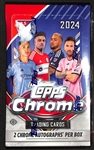 2024 Topps Chrome MLS Soccer Sealed Hobby Box (2 Autographs per Box)