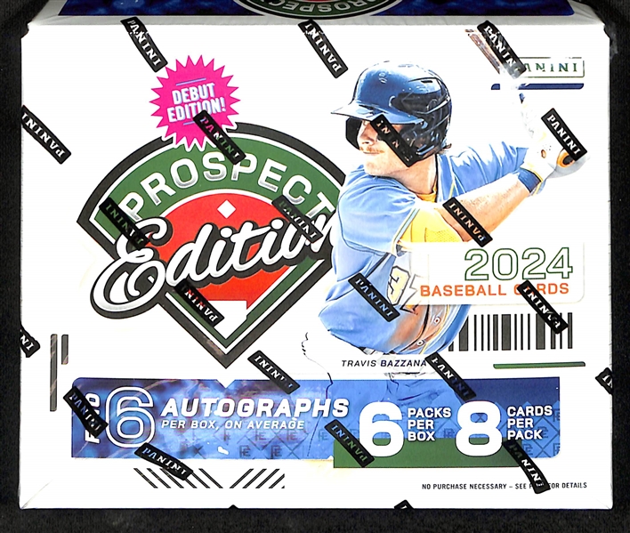 2024 Panini Prospect Edition Baseball Sealed Hobby Box (6 Autographs per Box)
