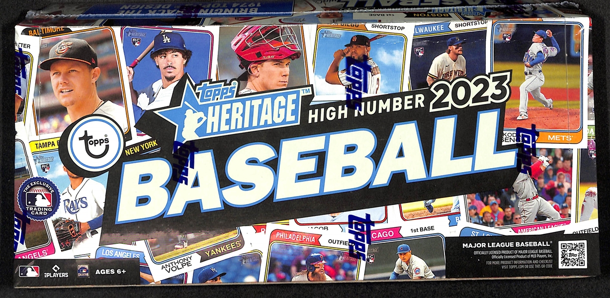 2023 Topps Heritage High Number Sealed Hobby Box (1 Autograph or Relic per Box)