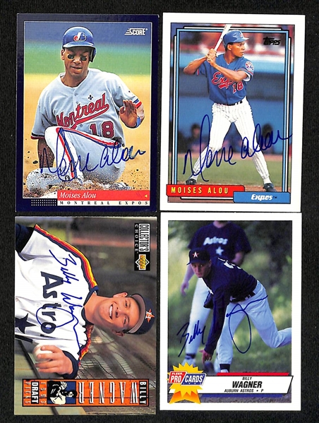 Lot of (325+) Signed Baseball Cards inc. (2) Fernando Valenzuela, (2) Jose Conseco, Dave Parker, + (JSA Auction Letter)