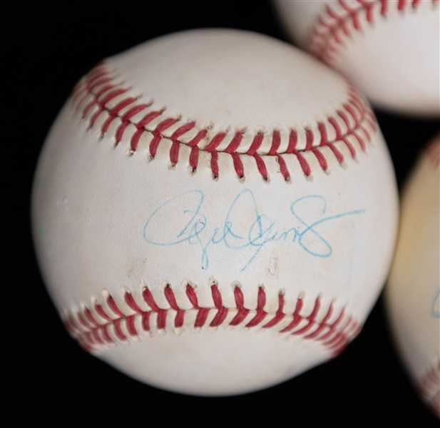 Lot of (5) Signed Baseballs w. (2) Billy Williams (HOF) & Rollie Fingers (HOF) - JSA Auction Letter
