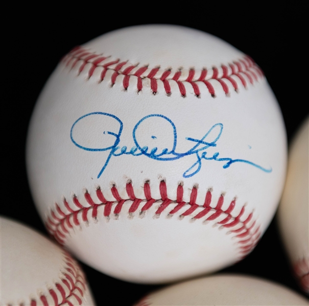 Lot of (5) Signed Baseballs w. (2) Billy Williams (HOF) & Rollie Fingers (HOF) - JSA Auction Letter
