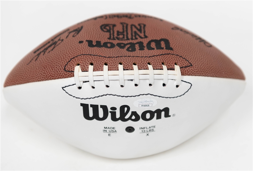 Reggie White Signed Football - JSA Sticker 