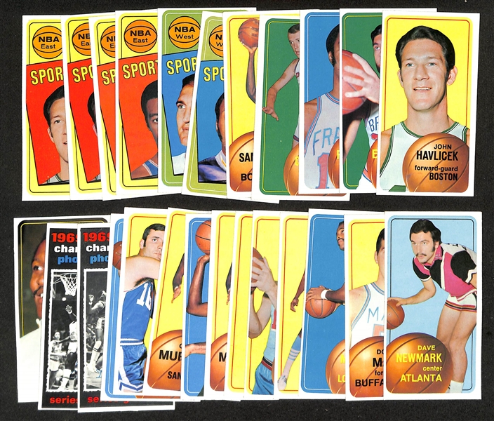 Lot of (25) Mostly High-Quality 1970-71 Topps Basketball Cards w. John Havlicek