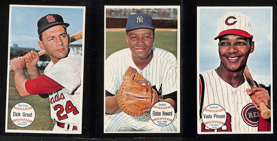 Lot of (32) Mostly Pack-Fresh 1964 Topps Giant Baseball Cards w. Rocky Colavito