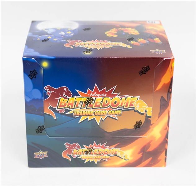 2024 Upper Deck Neopets Battledome Defenders of Neopia Fire Uni & Starry Acara Sealed 8 Starter Deck Box
