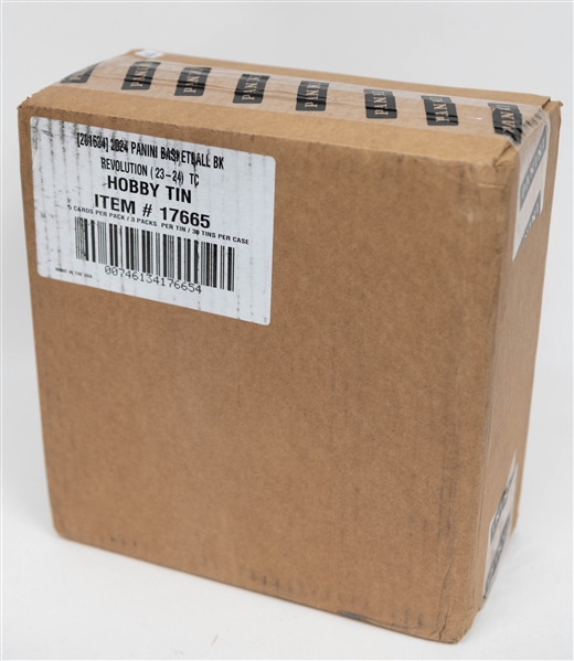 2023-24 Revolution Basketball Sealed Holiday Tin Case (30 Tins per Case) 