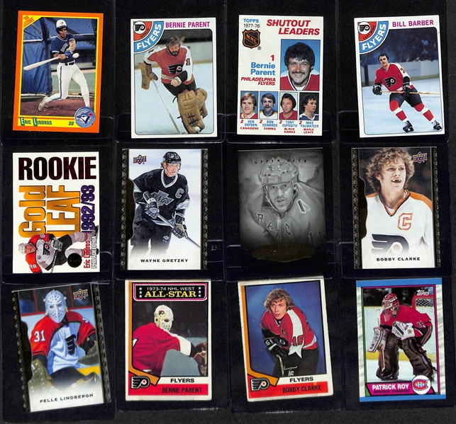 Lot of (52) Hockey Rookie, Insert, Star Cards inc. 1980-81 Topps Wayne Gretzky, (13) 1990-91 Score Jaromir Jagr Rookie, (4) 1990-91 Score Martin Brodeur Rookie, +