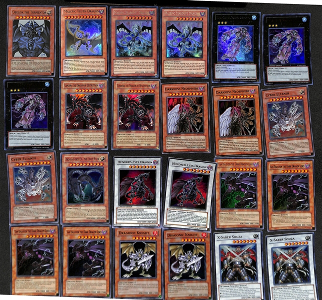 Lot of (40) Yu-Gi-Oh Shonen Jump Magazine Promo Cards inc. Dark Magician EN049, (2) Victory Dragon, Chimeratech Fortress Dragon, (2) The Wicked Avatar, +