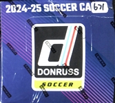 2024-25 Donruss Soccer Sealed Hobby Box (1 Autograph & 1 Relic Card per Box)