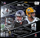 2024 Spectra Football Sealed Hobby Box (4 Autographs & 4 Memorabilia Cards per Box)