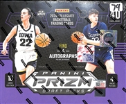 2024 Prizm Draft Picks Basketball Sealed Hobby Box (4 Autographs per Box) - Look for Caitlin Clark and Paige Bueckers Rookies and Rookie Autographs!