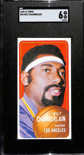1970-71 Topps Wilt Chamberlain #50 Graded SGC 6