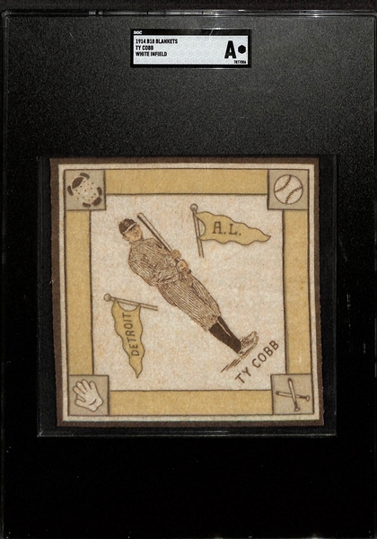 Ty Cobb 1914 R18 Blankets Graded SGC Authentic