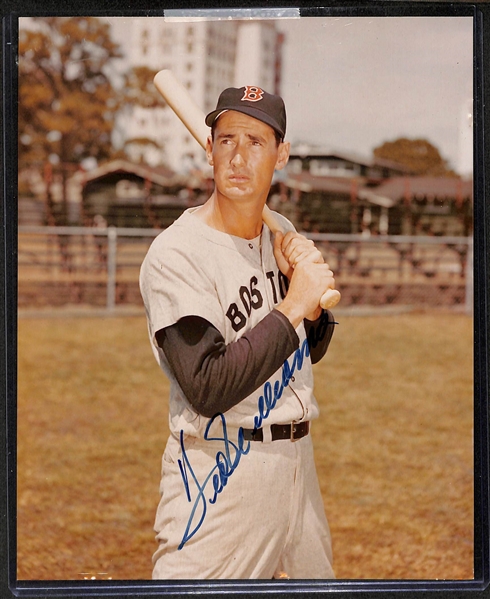 Ted Williams Signed 8 x 10 Photo (JSA Auction Letter)