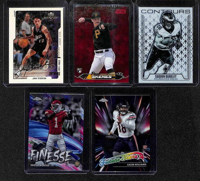 (14) Sports Cards w. 1998-99 Shaquille O'Neal (SGC 8), 1995 Hoops Hot List (SGC 7),  1998 Topps Chrome Michael Jordan, (2) Shai Gilgeous Alexander Rookies +