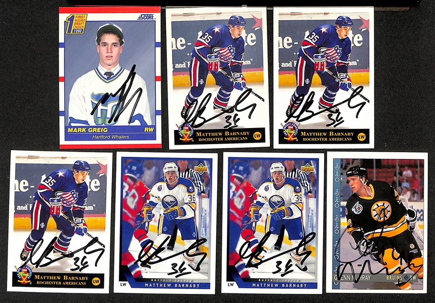 175+ Signed Hockey Cards w. (2) Joe Sakic, (3) Scott Stevens, (2) Jocelyn Thibault, (2) Ron Francis, + (JSA Auction Letter)