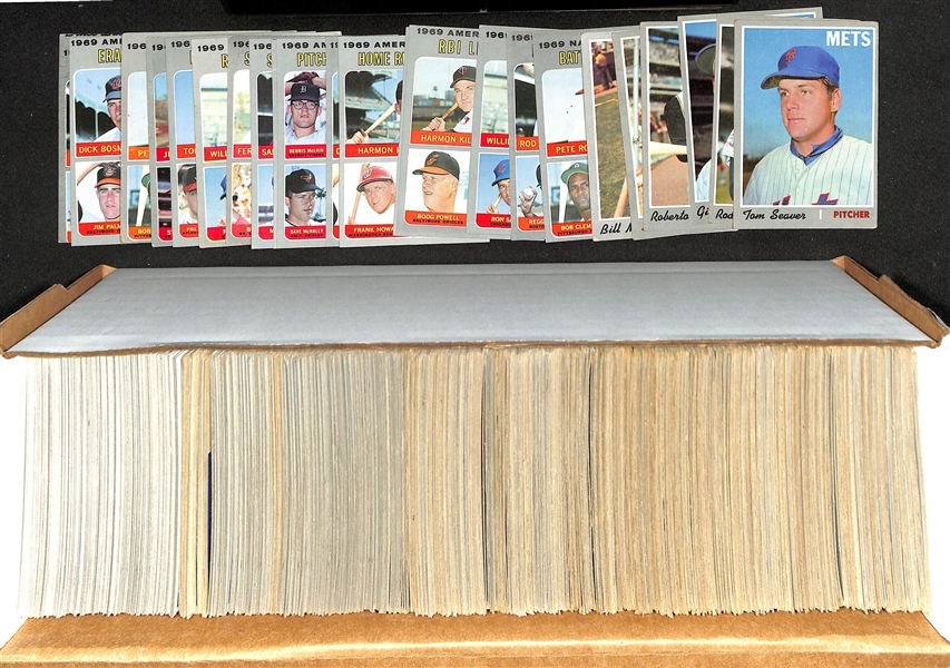 Lot of (600+) Assorted 1970 Topps Baseball Cards w. Tom Seaver