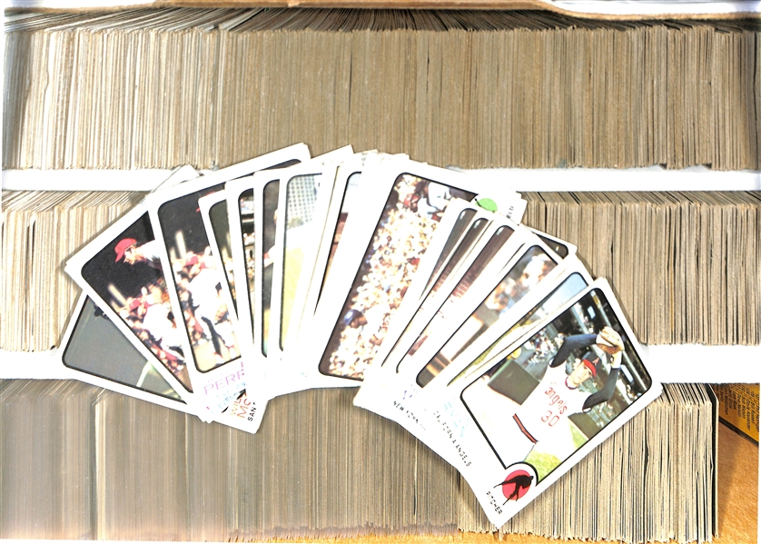 Lot of (2000+) Assorted 1973 Topps Baseball Cards Between Card #1-450 w. (3) Pete Rose & Nolan Ryan