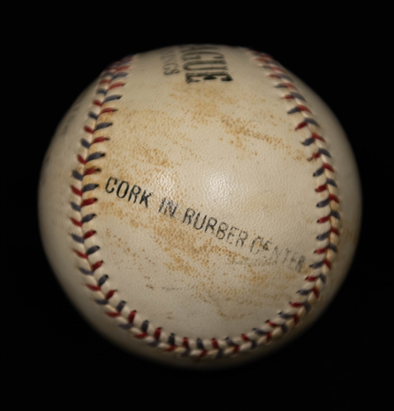 Grover Cleveland Alexander Single-Signed Official League Baseball - Full JSA Letter of Authentication