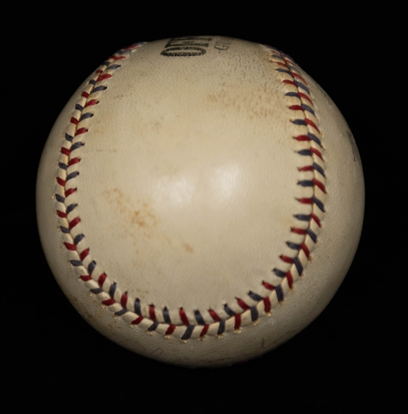 Grover Cleveland Alexander Single-Signed Official League Baseball - Full JSA Letter of Authentication