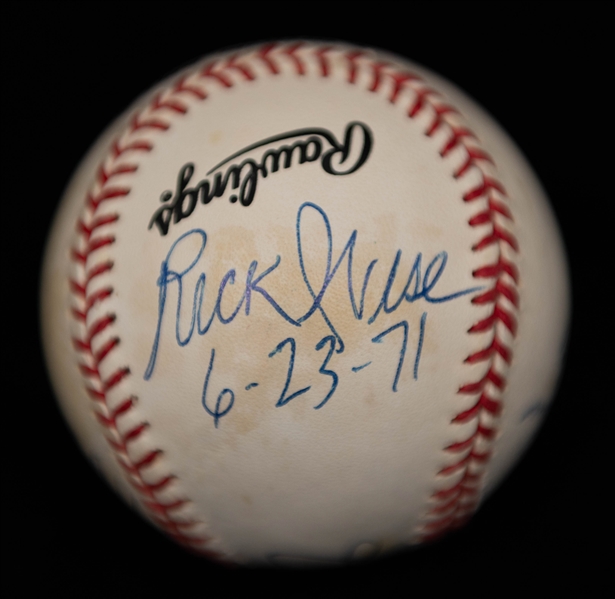 Philadelphia Phillies Perfect Game Signed Baseball w. Roy Halladay, Tommy Greene, Rick Wise, Jim Bunning, Terry Mulholland, +(JSA Auction Letter)