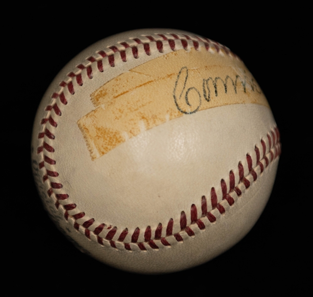 Connie Mack Single-Signed Spalding Official Inter-State League Baseball - Full PSA/DNA Letter of Authentication
