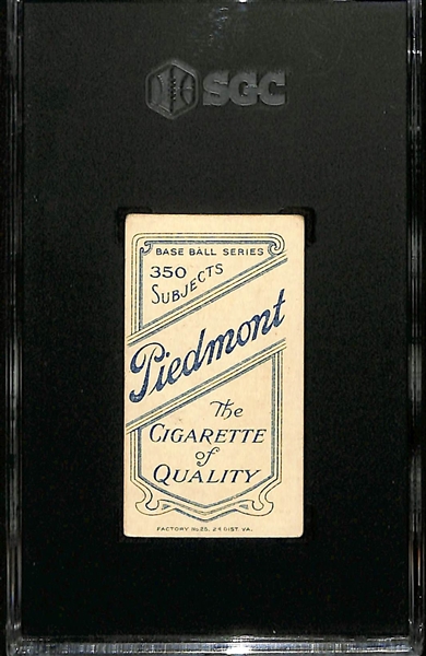 1910 T206 Chief Myers (Batting) w. Piedmont Back - Graded SGC 4