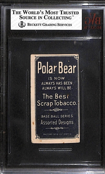 1909-11 T206 Vic Willis (HOF, Throwing, Polar Bear Back) Graded Beckett BVG 4