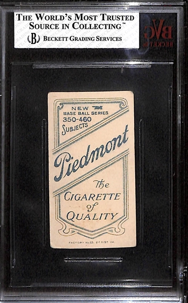 1909-11 T206 John McGraw (HOF, Glove on Hip, Piedmont Back) Graded Beckett BVG 3.5