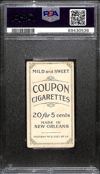 1914 T213 Coupon Cigarettes Howie Camnitz (Type 2 - Arm at Side) Graded PSA 1