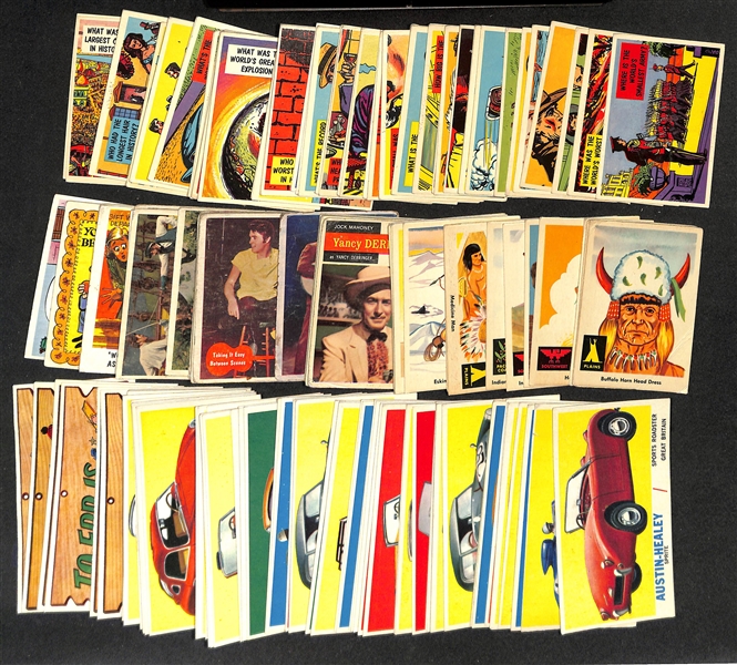Lot of (150) Non-Sports Cards Circa 1957-1961 w. (58) 1957 Topps Isolation Booth Cards