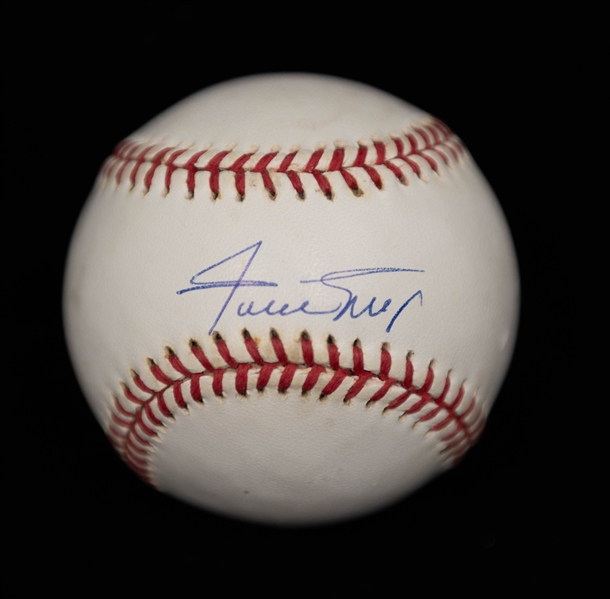 Rawlings Official NLB Willie Mays Signed Baseball (JSA Auction Letter)