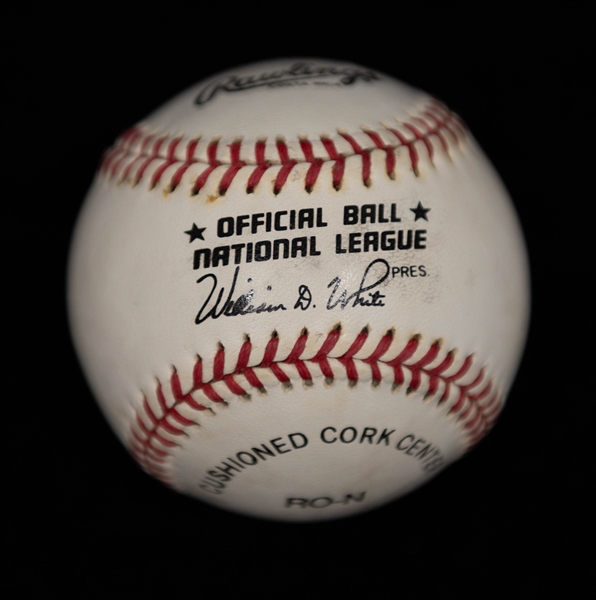 Rawlings Official NLB Willie Mays Signed Baseball (JSA Auction Letter)
