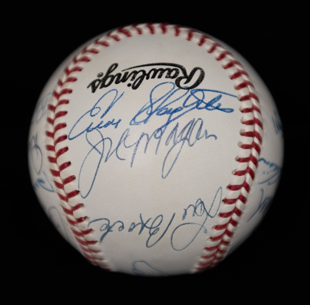 Lot of (2) Signed Baseballs- Johnny Mize + Multi Signed NL All Star Ball inc. Pete Rose, Duke Snider, Johnny Bench, Lou Brock, + (JSA Auction Letter)