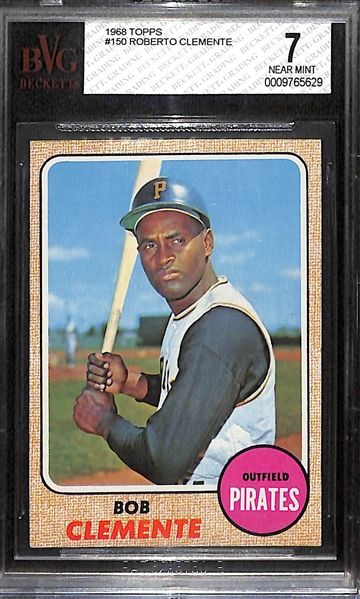 1968 Topps Roberto Clemente #150 Graded BVG 7