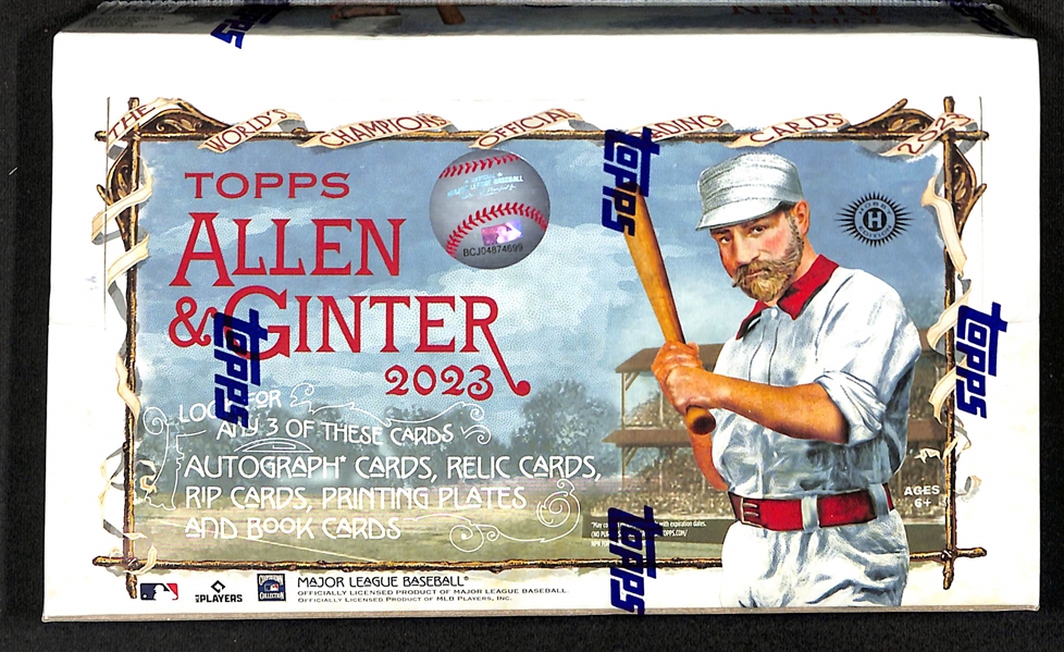 2023 Topps Allen & Ginter Sealed Hobby Box (3 Hits such as Autographs/Relics/Rip Cards/Printing Plates/Books Cards.  Possible Rutschman, Henderson, Yoshida, Carroll Rookies)