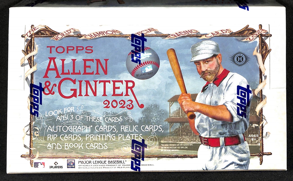 2023 Topps Allen & Ginter Sealed Hobby Box (3 Hits such as Autographs/Relics/Rip Cards/Printing Plates/Books Cards.  Possible Rutschman, Henderson, Yoshida, Carroll Rookies)