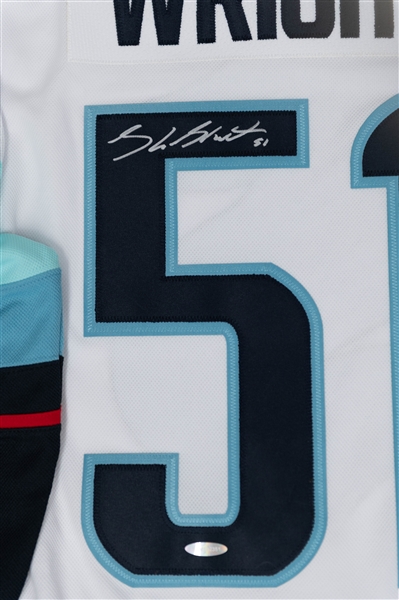 Shaquille O'Neil Signed Jersey (JSA COA) and Shane Wright Signed Jersey (UDA)