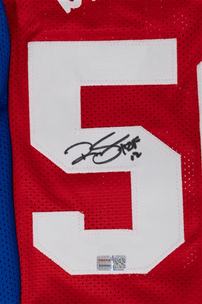 Lot of 3 Signed Basketball Jerseys w. Detlef Schrempf, Ralph Sampson, and Tim Hardaway Sr. (All Authenticated)