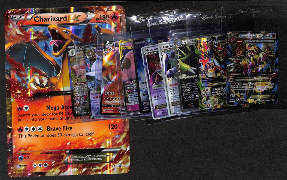 Lot of (1000+) Pokemon Cards w. Primal Groudon EX Full Art, Tyranitar Prime, M Houndoom EX Full Art, Jumbo Charizard EX