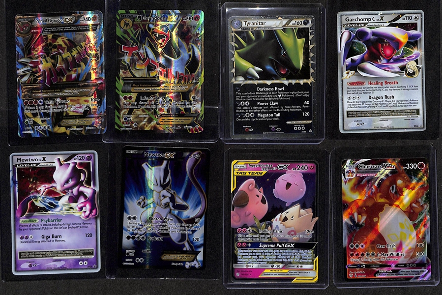 Lot of (1000+) Pokemon Cards w. Primal Groudon EX Full Art, Tyranitar Prime, M Houndoom EX Full Art, Jumbo Charizard EX